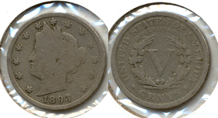 1893 Liberty Head Nickel Good-4 u