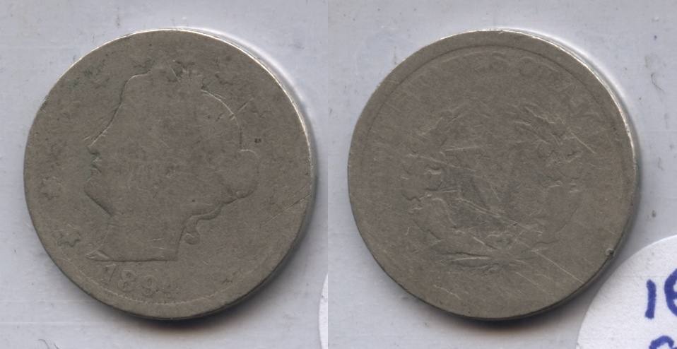 1894 Liberty Head Nickel Fair-2 #f