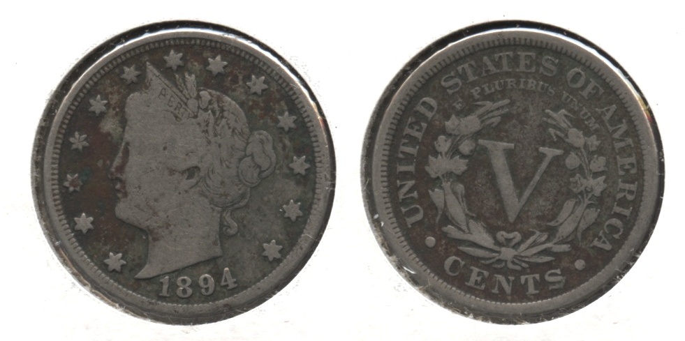 1894 Liberty Head Nickel VG-8 #a Bit Dark