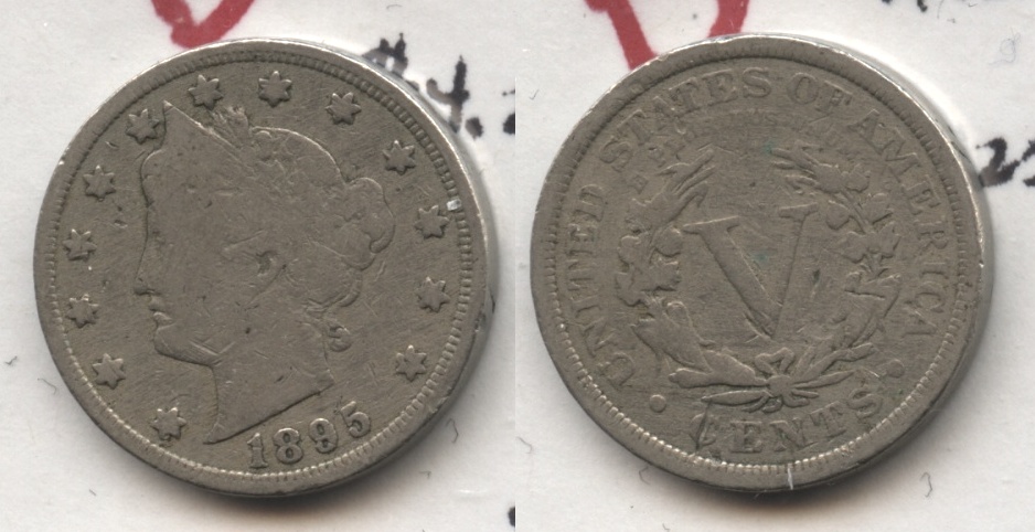 1895 Liberty Head Nickel Good-4 #ac