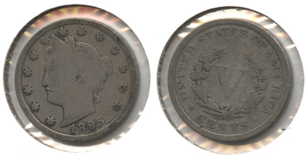 1895 Liberty Head Nickel Good-4 #ae