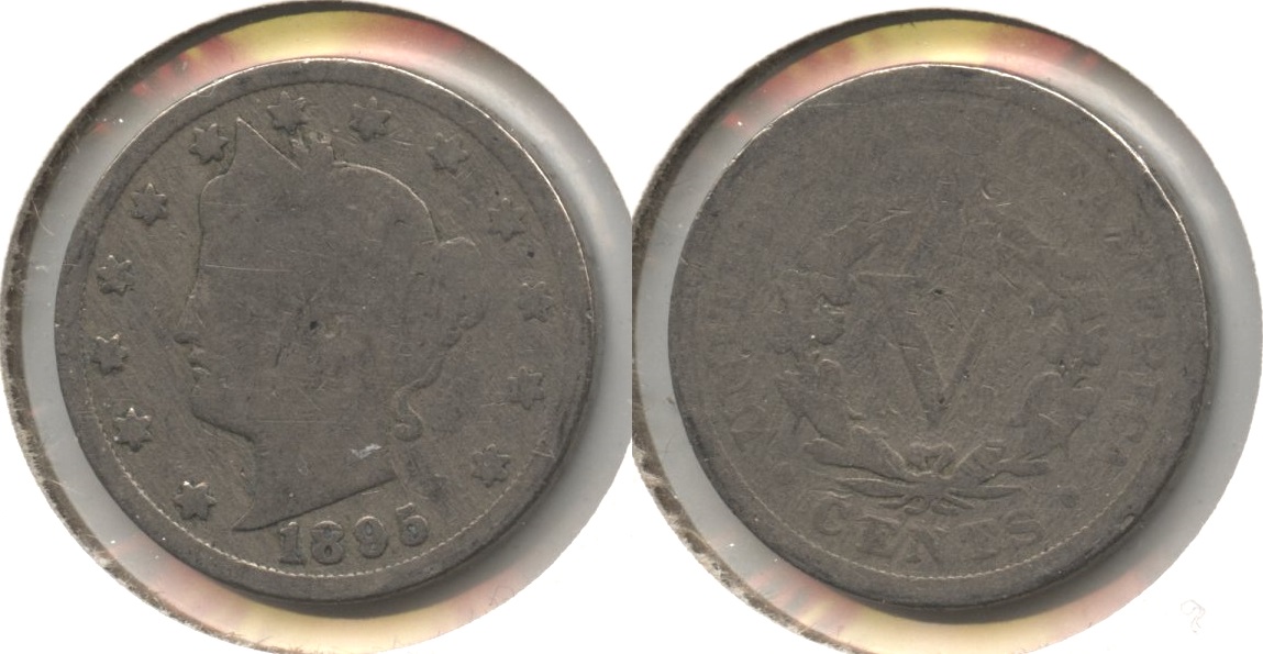 1895 Liberty Head Nickel Good-4 #ap