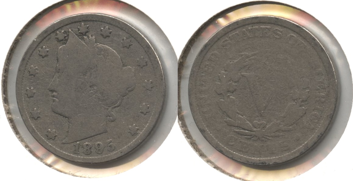 1895 Liberty Head Nickel Good-4 #aq