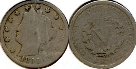 1895 Liberty Head Nickel Good-4 c