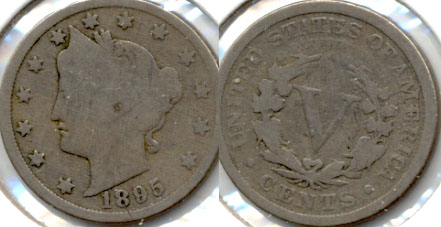 1895 Liberty Head Nickel Good-4 d