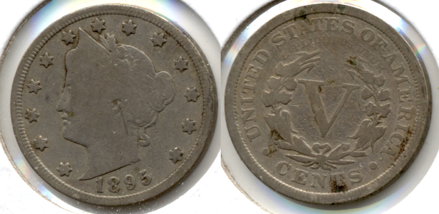 1895 Liberty Head Nickel Good-4 o