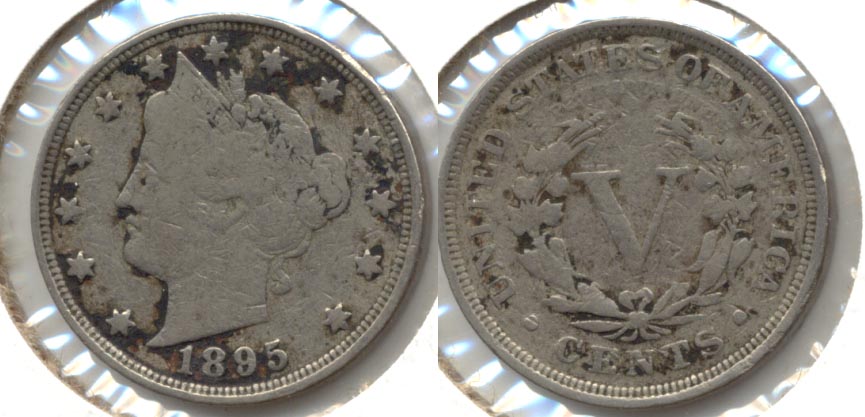 1895 Liberty Head Nickel VG-8
