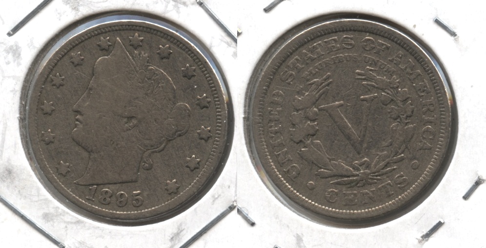 1895 Liberty Head Nickel VG-8 #c