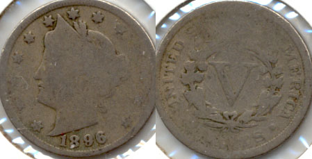 1896 Liberty Head Nickel AG-3