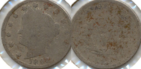 1896 Liberty Head Nickel AG-3 a