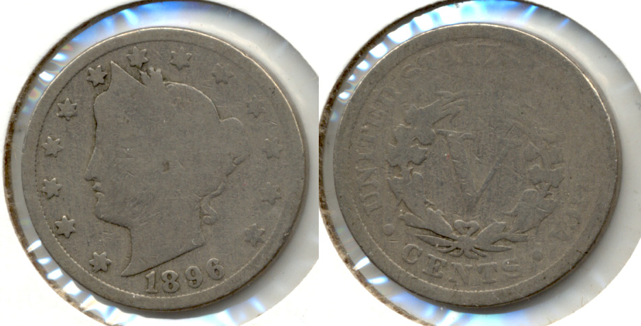 1896 Liberty Head Nickel AG-3 ak