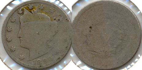 1896 Liberty Head Nickel AG-3 g