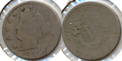 1896 Liberty Head Nickel AG-3 j