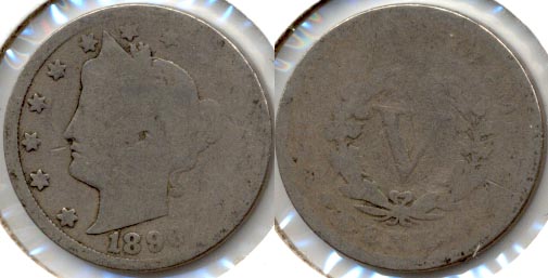 1896 Liberty Head Nickel AG-3 l