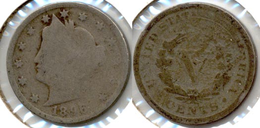 1896 Liberty Head Nickel AG-3 r