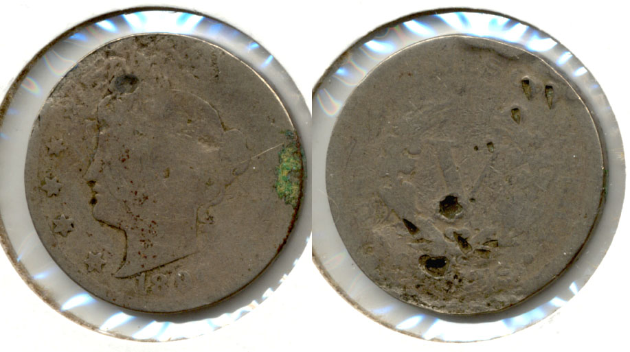 1896 Liberty Head Nickel AG-3 t Damage