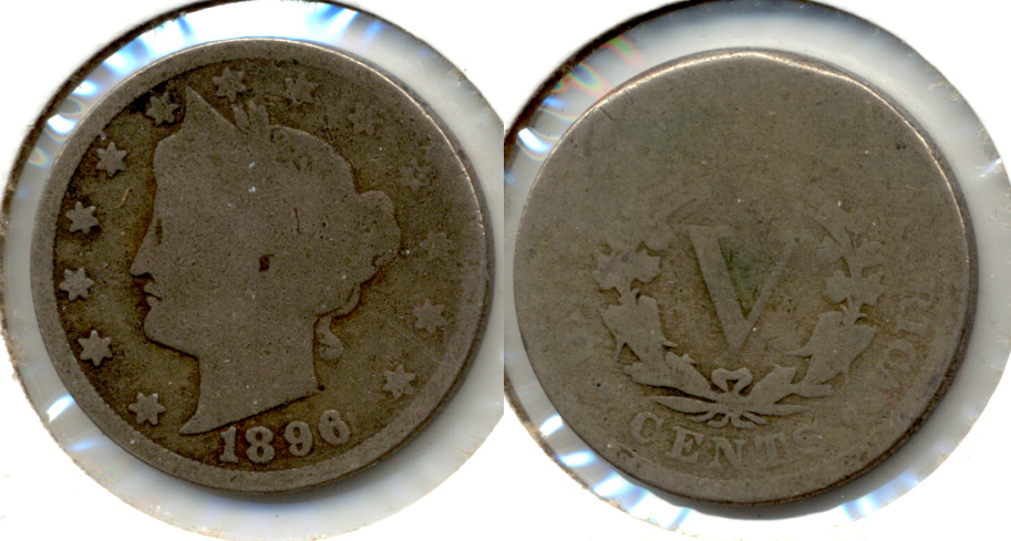 1896 Liberty Head Nickel AG-3 z