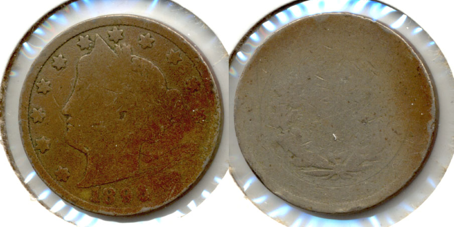 1896 Liberty Head Nickel Fair-2 l Dark Obverse