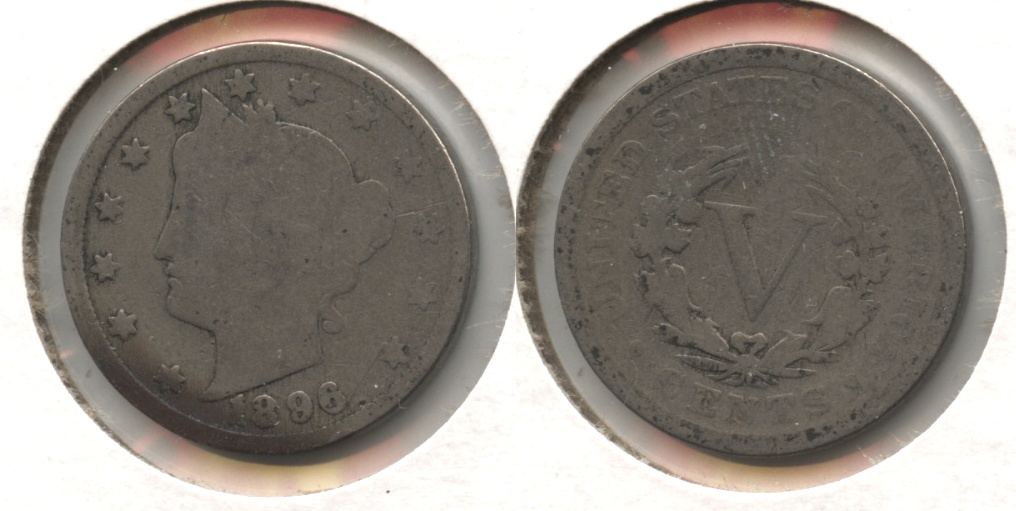 1896 Liberty Head Nickel Good-4 #aw