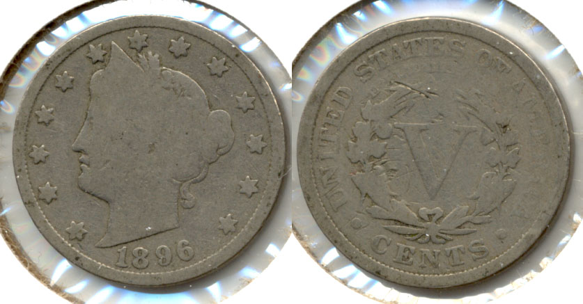 1896 Liberty Head Nickel Good-4 f