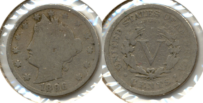 1896 Liberty Head Nickel Good-4 h