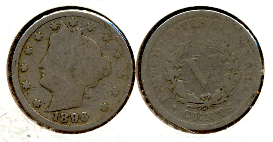 1896 Liberty Head Nickel Good-4 x