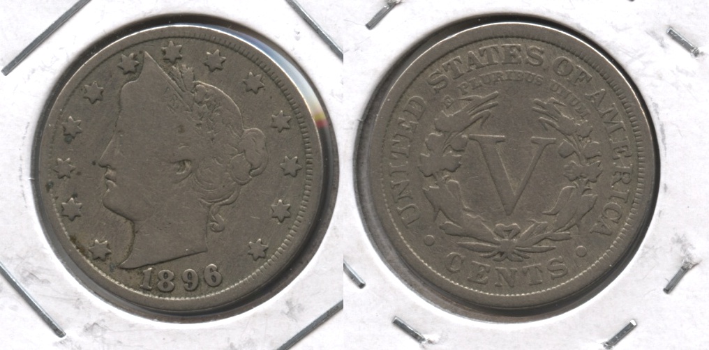 1896 Liberty Head Nickel VG-8 #c
