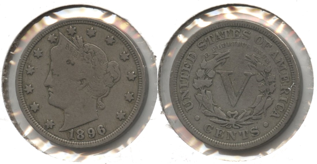 1896 Liberty Head Nickel VG-8 #e