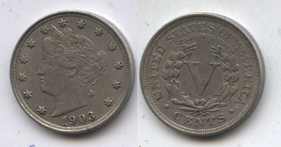 1903 Liberty Head Nickel EF-40