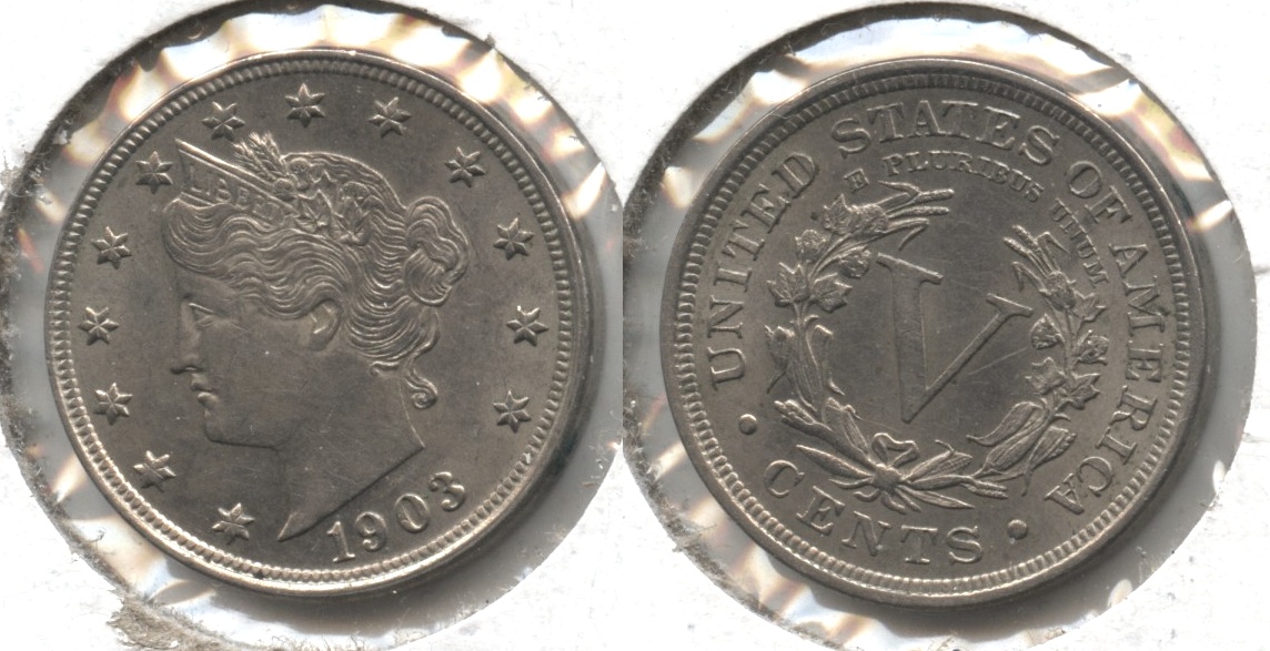 1903 Liberty Head Nickel MS-60