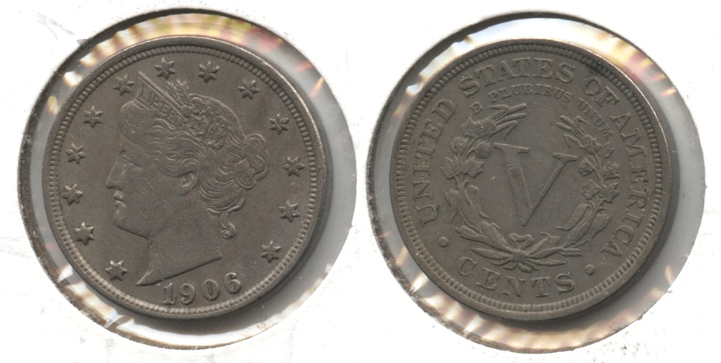 1906 Liberty Head Nickel EF-40