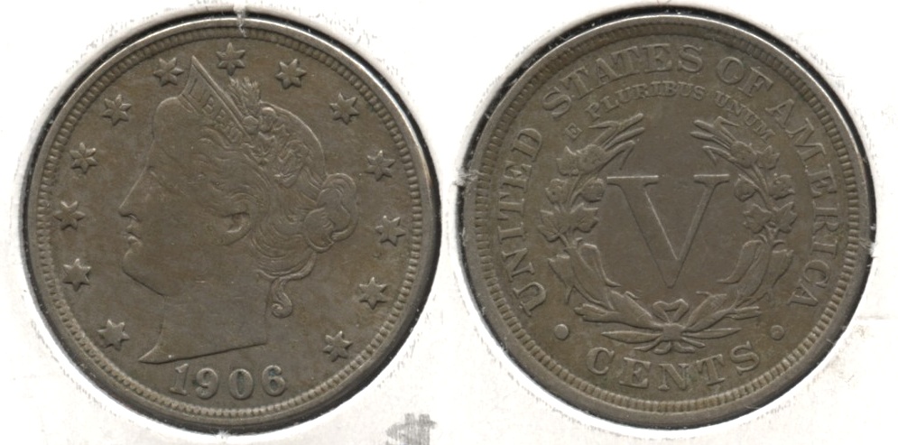 1906 Liberty Head Nickel VF-20