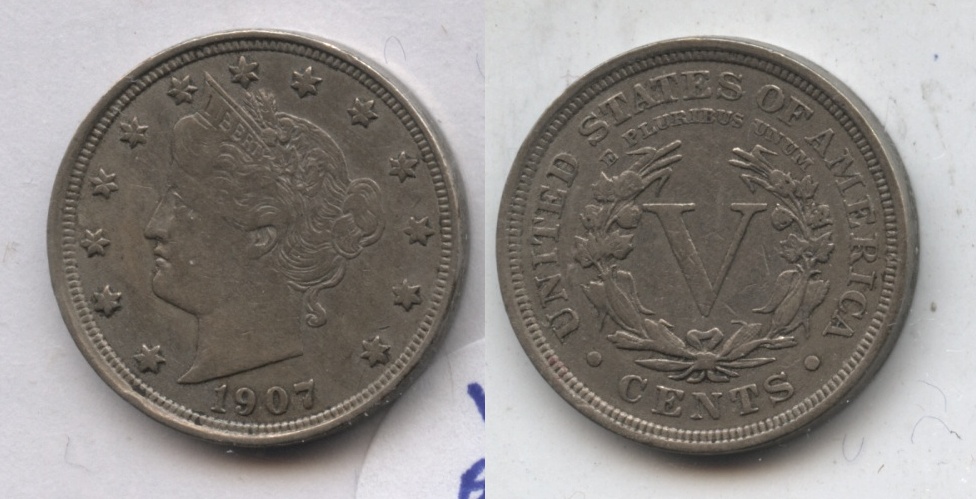 1907 Liberty Head Nickel VF-20 #c