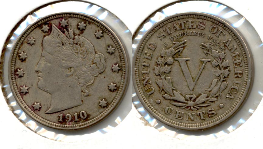 1910 Liberty Head Nickel EF-40