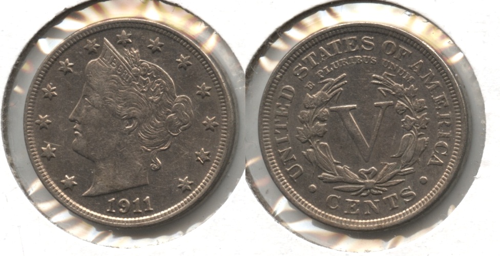 1911 Liberty Head Nickel AU-50 #a