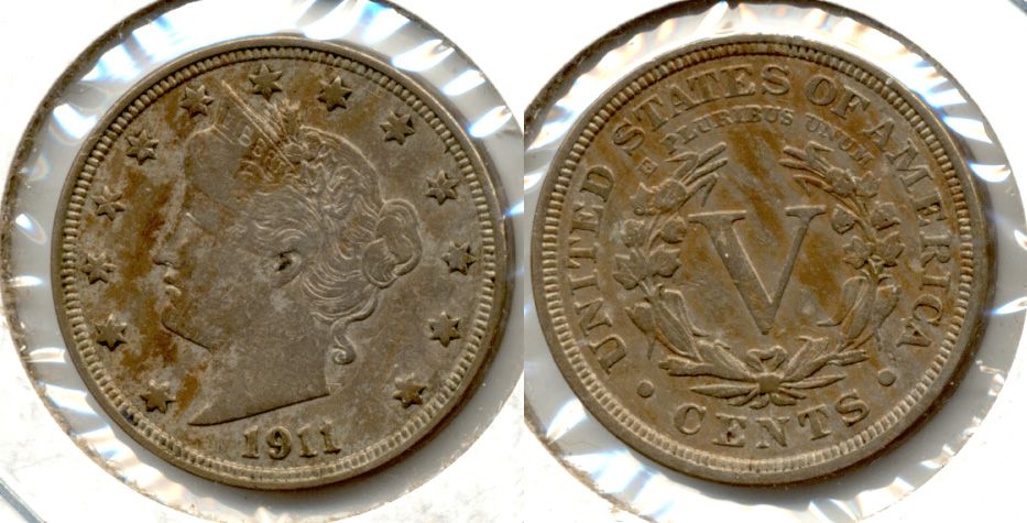 1911 Liberty Head Nickel VF-20 a
