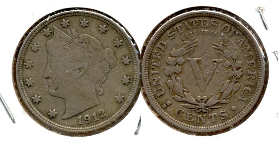 1912-D Liberty Head Nickel Fine-12 a