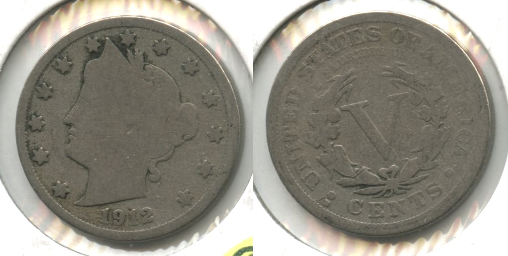 1912-D Liberty Head Nickel Good-4