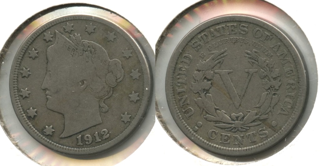 1912-D Liberty Head Nickel VG-8 #d