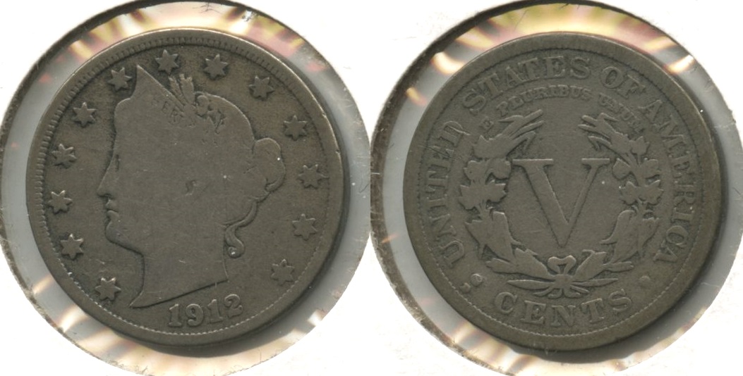 1912-D Liberty Head Nickel VG-8 #e