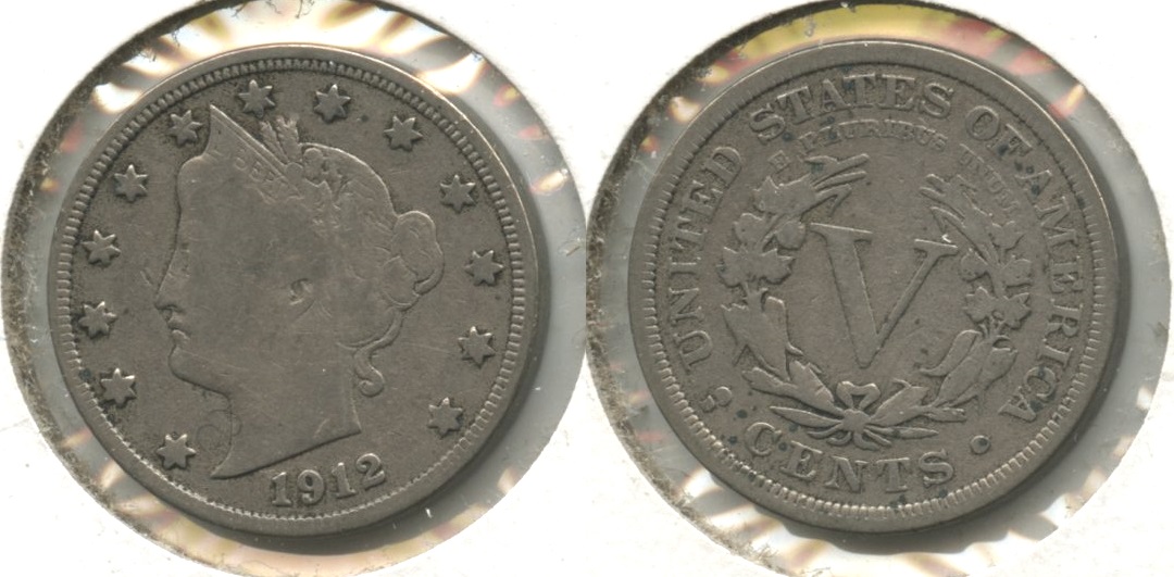 1912-D Liberty Head Nickel VG-8 #n