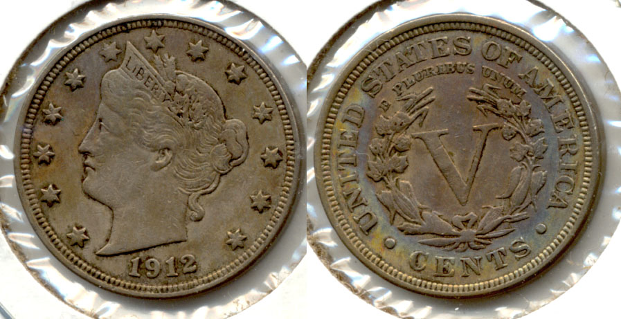1912 Liberty Head Nickel EF-40