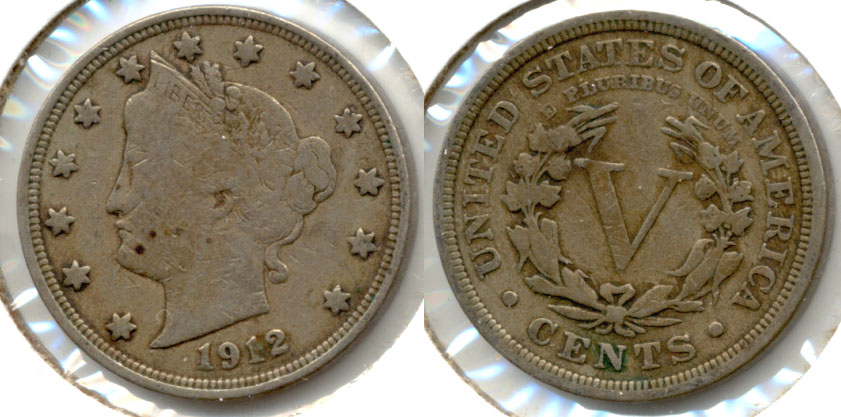 1912 Liberty Head Nickel Fine-12 e