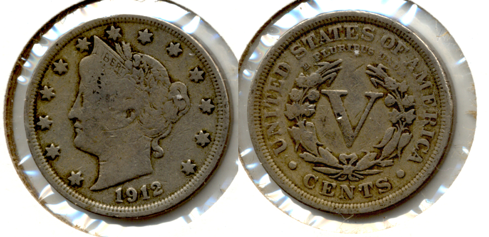 1912 Liberty Head Nickel Fine-12 g