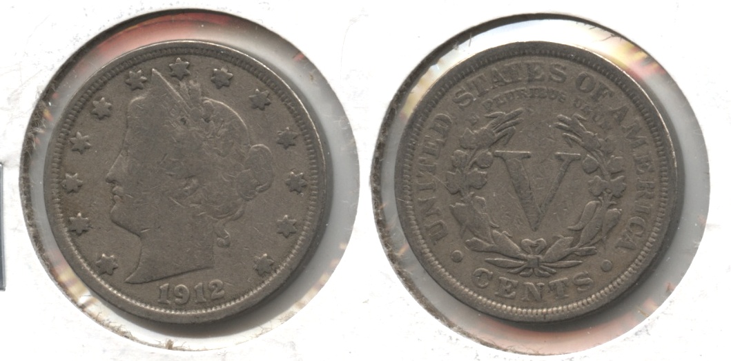 1912 Liberty Head Nickel Fine-12 #n