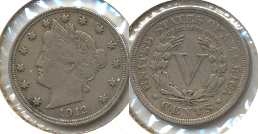 1912 Liberty Head Nickel VF-20 a