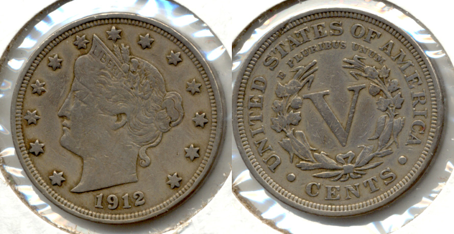 1912 Liberty Head Nickel VF-20 b