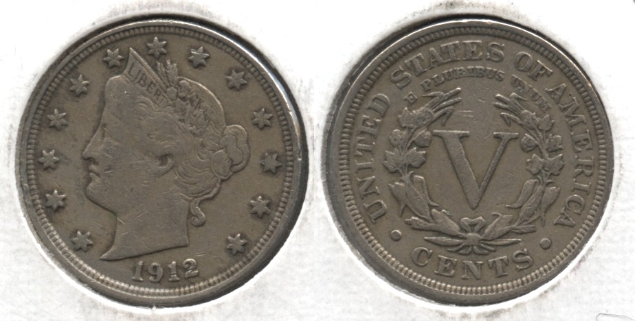 1912 Liberty Head Nickel VF-20 #d