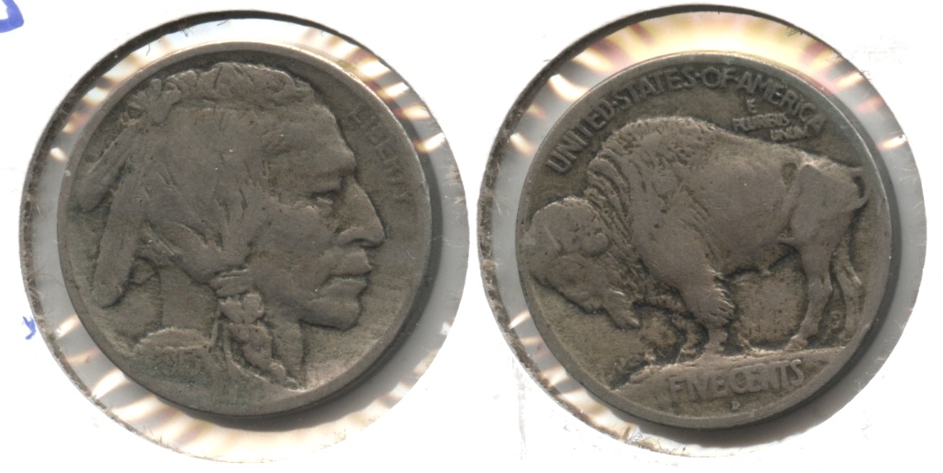 1913-D Type 1 Buffalo Nickel Fine-12 #f