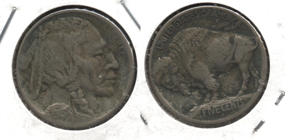 1913-D Type 1 Buffalo Nickel VF-20
